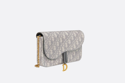 Dior Saddle Pouch with Chain outlook