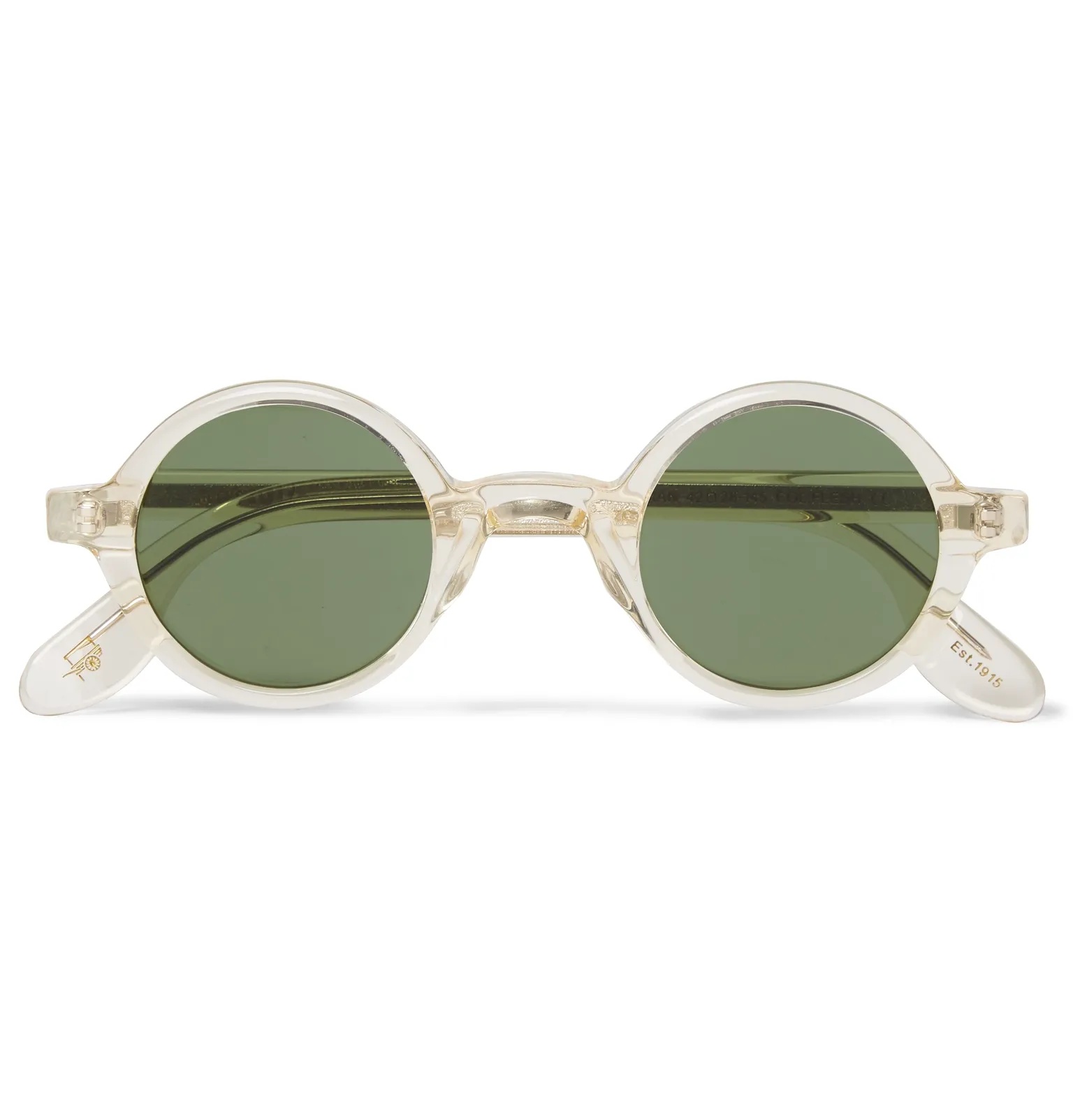 Round-Frame Acetate Sunglasses - 1