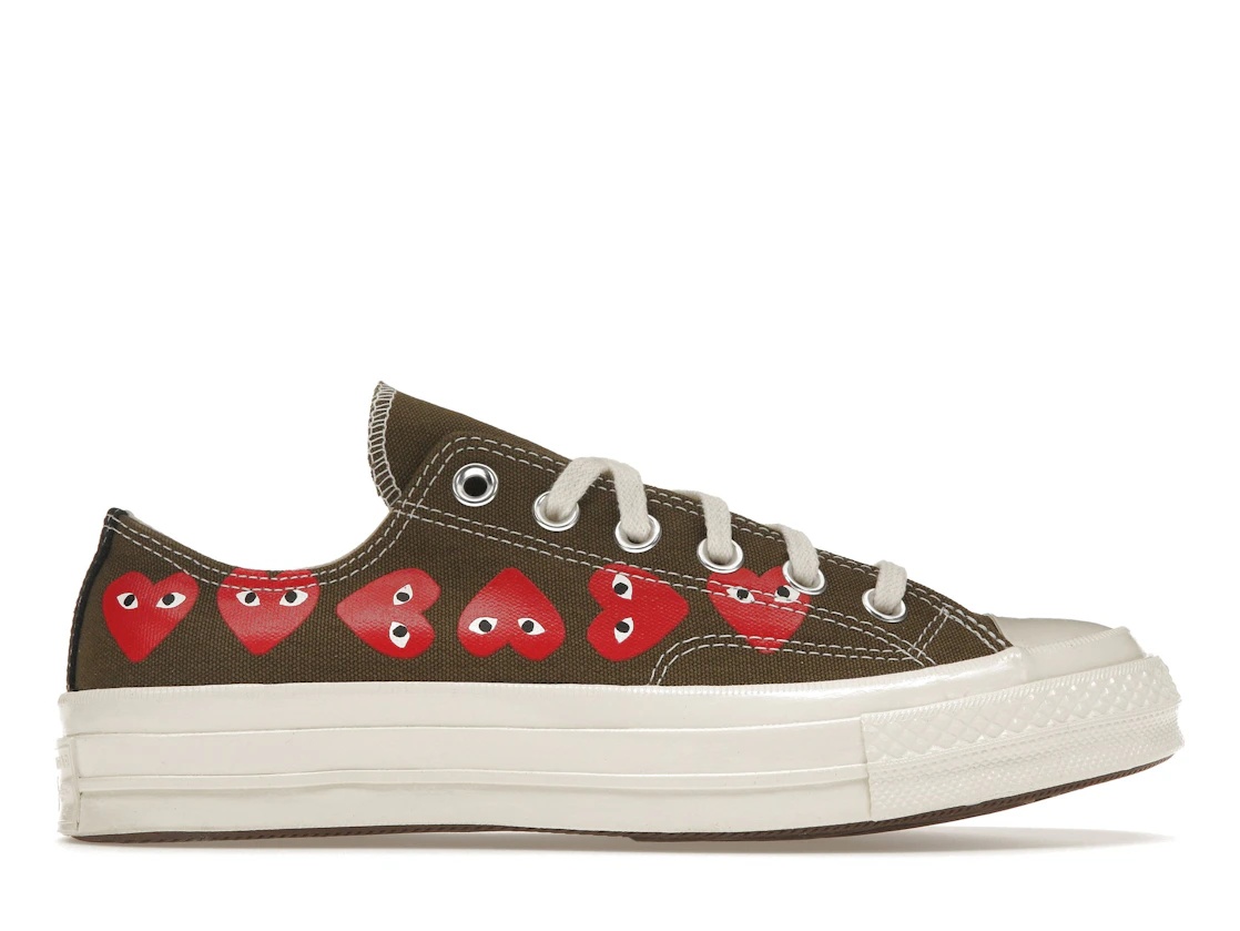 Converse Chuck Taylor All Star 70 Ox Comme des Garcons Multi Heart Green - 1