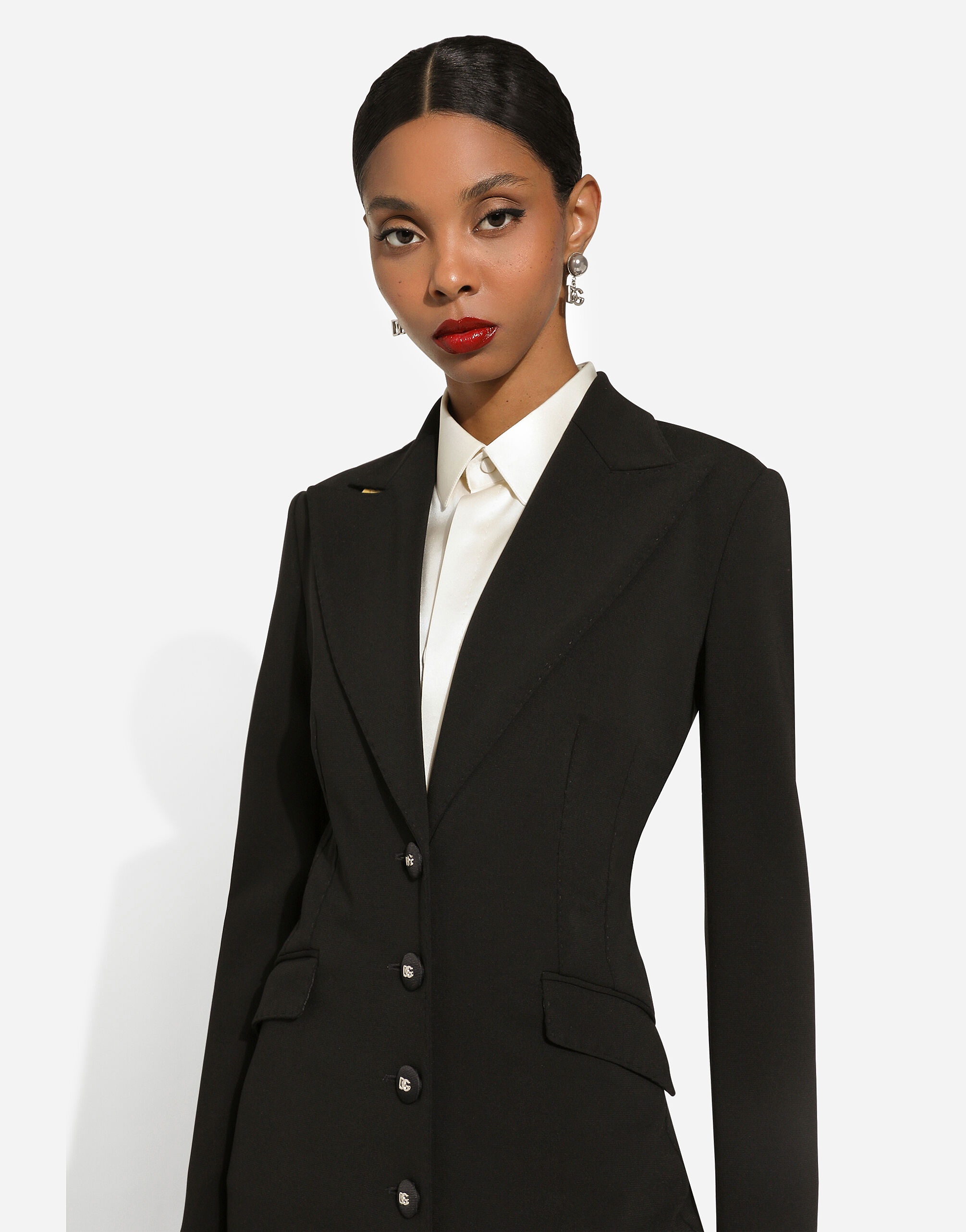 Jersey Milano rib coat - 4