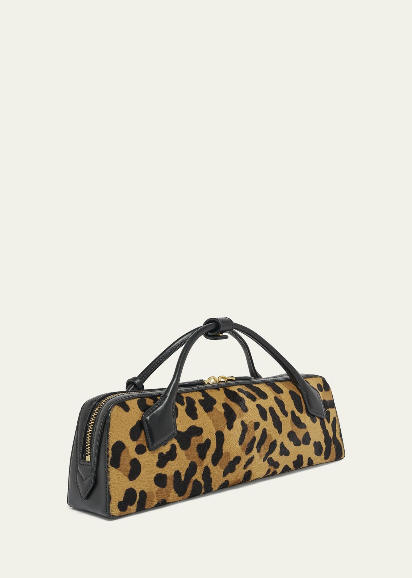 Le Teckel Clutch Bag in Leopard Calf Hair - 3