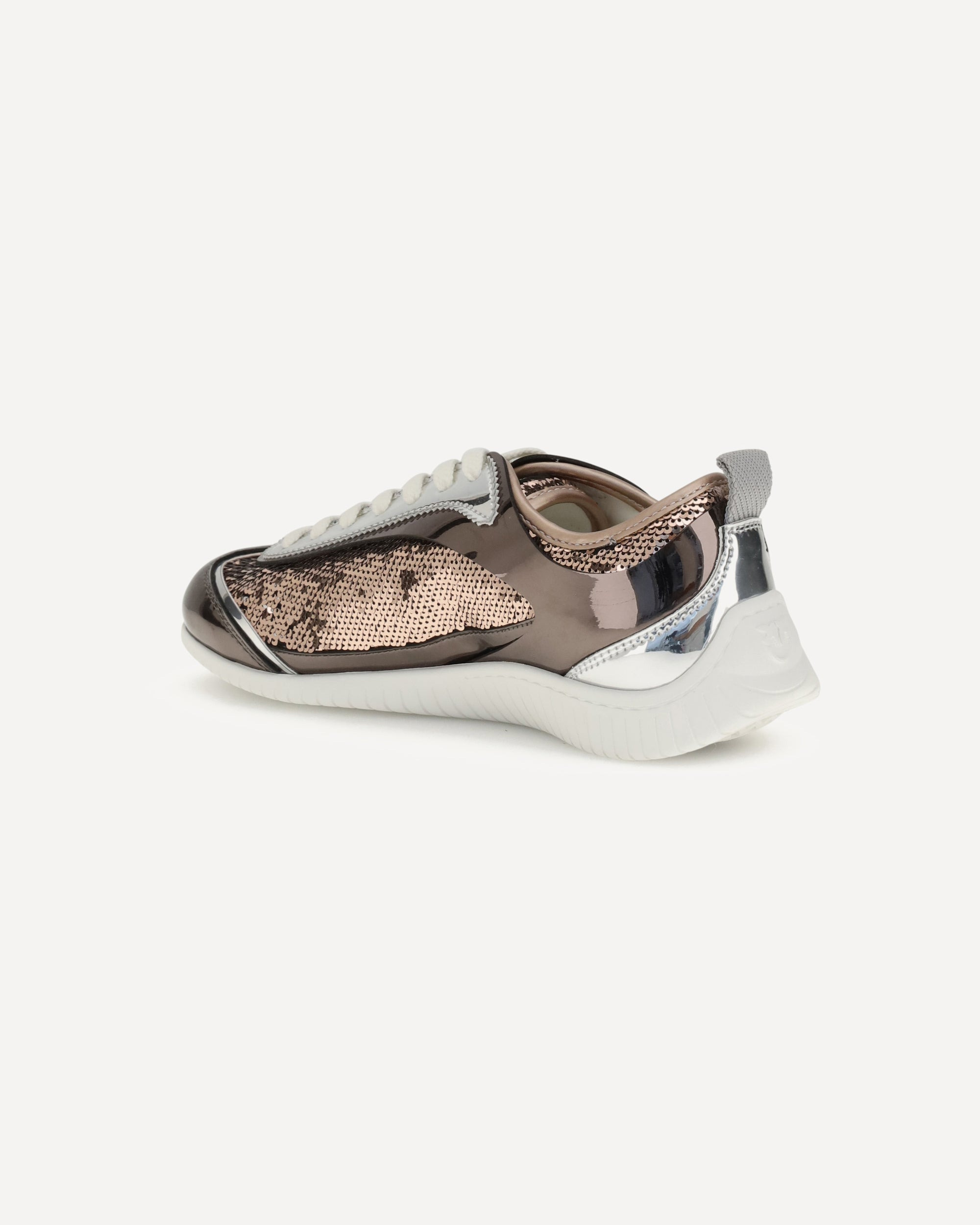 Sequined mirror fabric Reby 10 Sneakers - 3