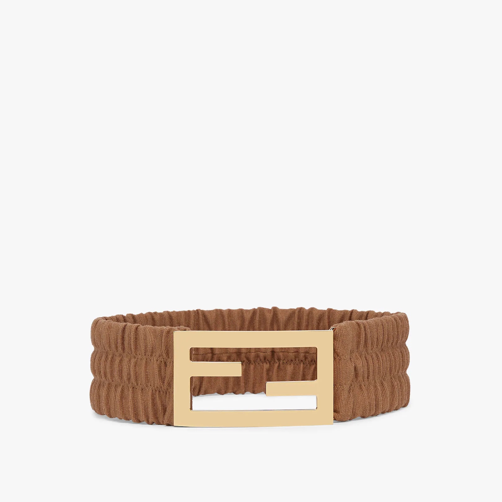 Brown jersey belt - 1