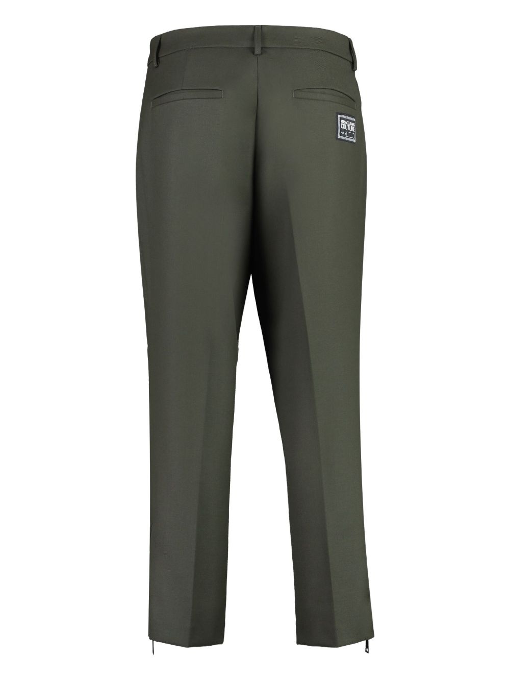 creased straight-leg trousers - 2