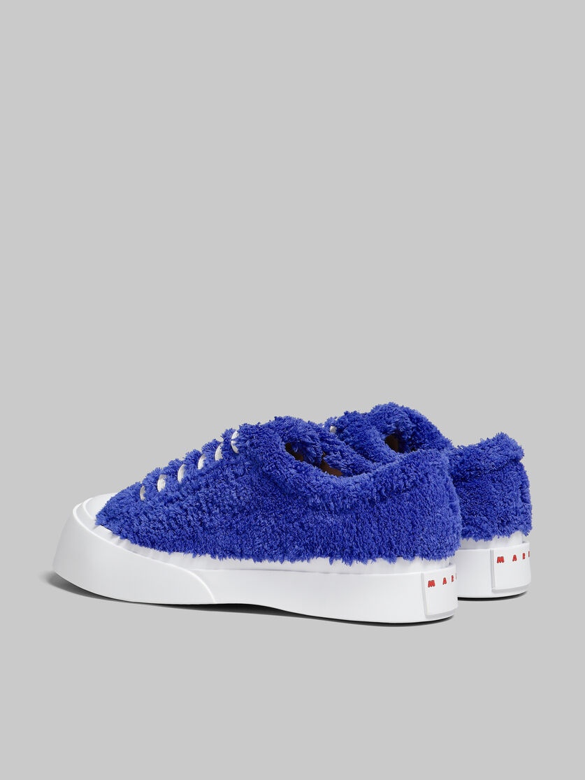 BLUE TERRY PABLO LACE-UP SNEAKER - 3