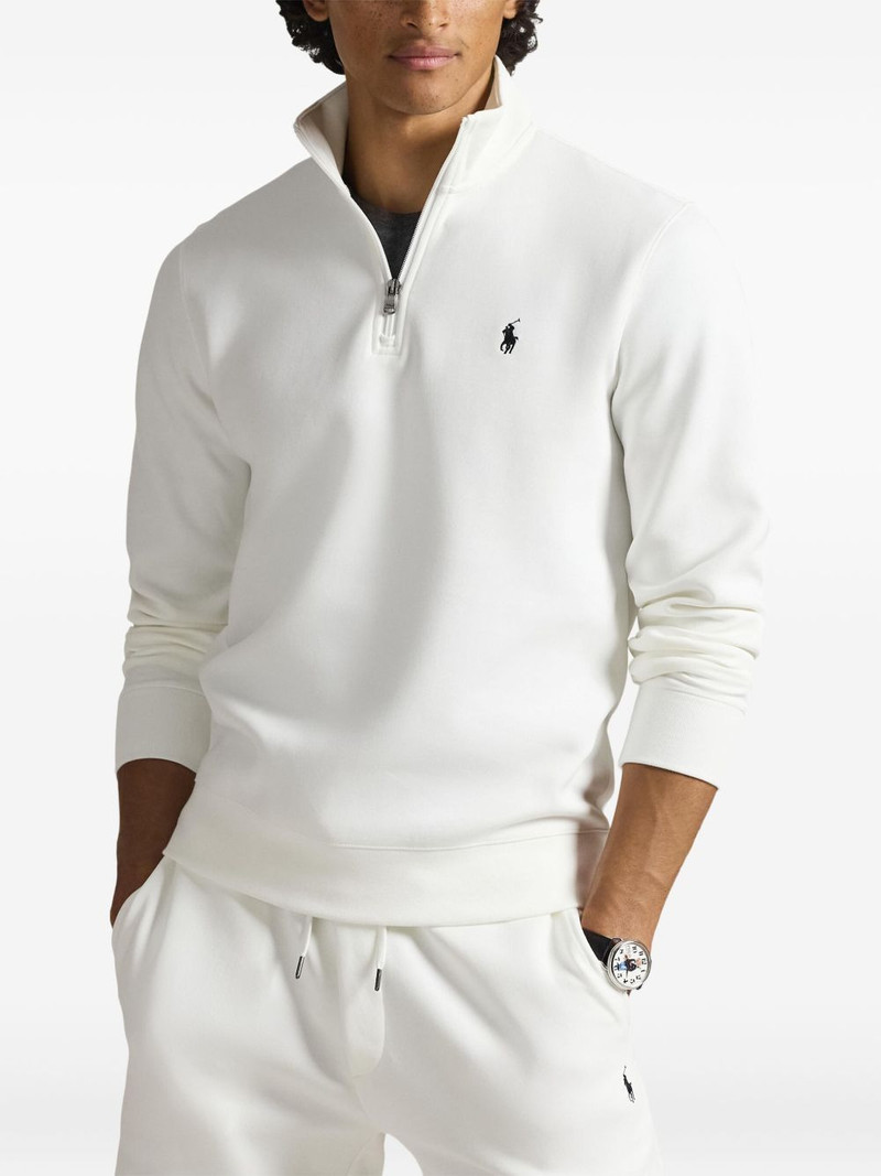 Double-knit quarter-zip pullover 3