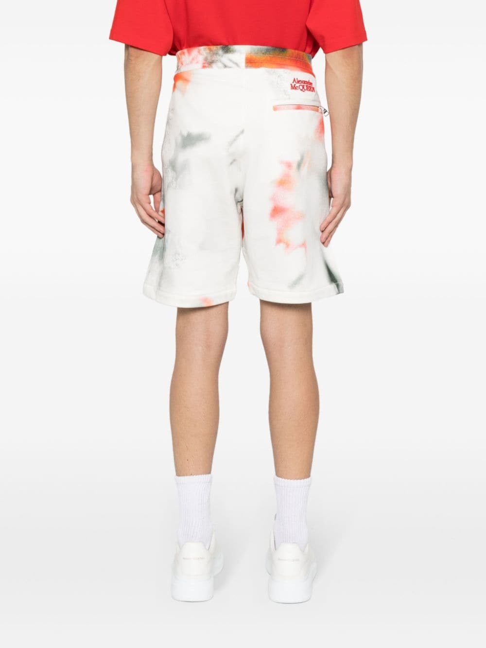 tie-dye bermuda shorts - 4