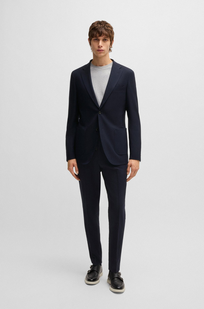 BOSS SLIM-FIT SUIT JACKET IN A STRUCTURED WOOL BLEND outlook