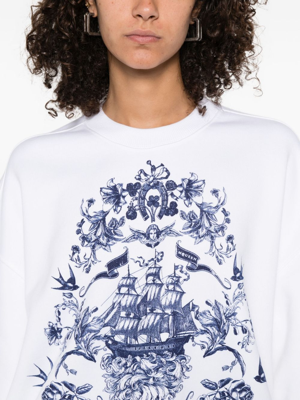 graphic-print sweatshirt - 5