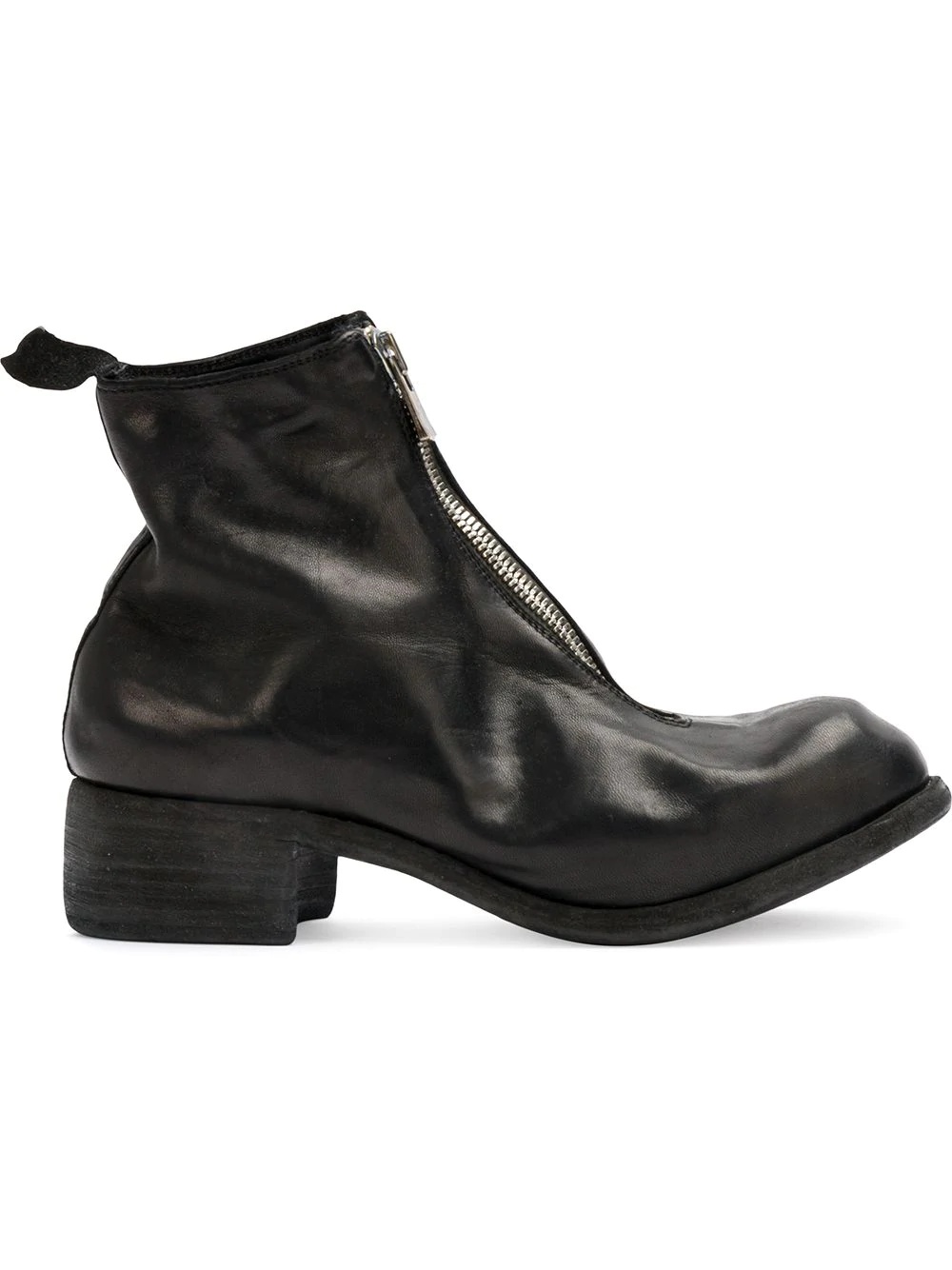 front zip ankle boots - 1