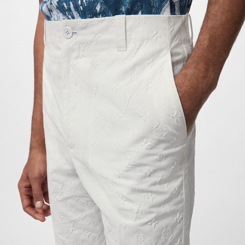 Monogram Cotton Pants 4