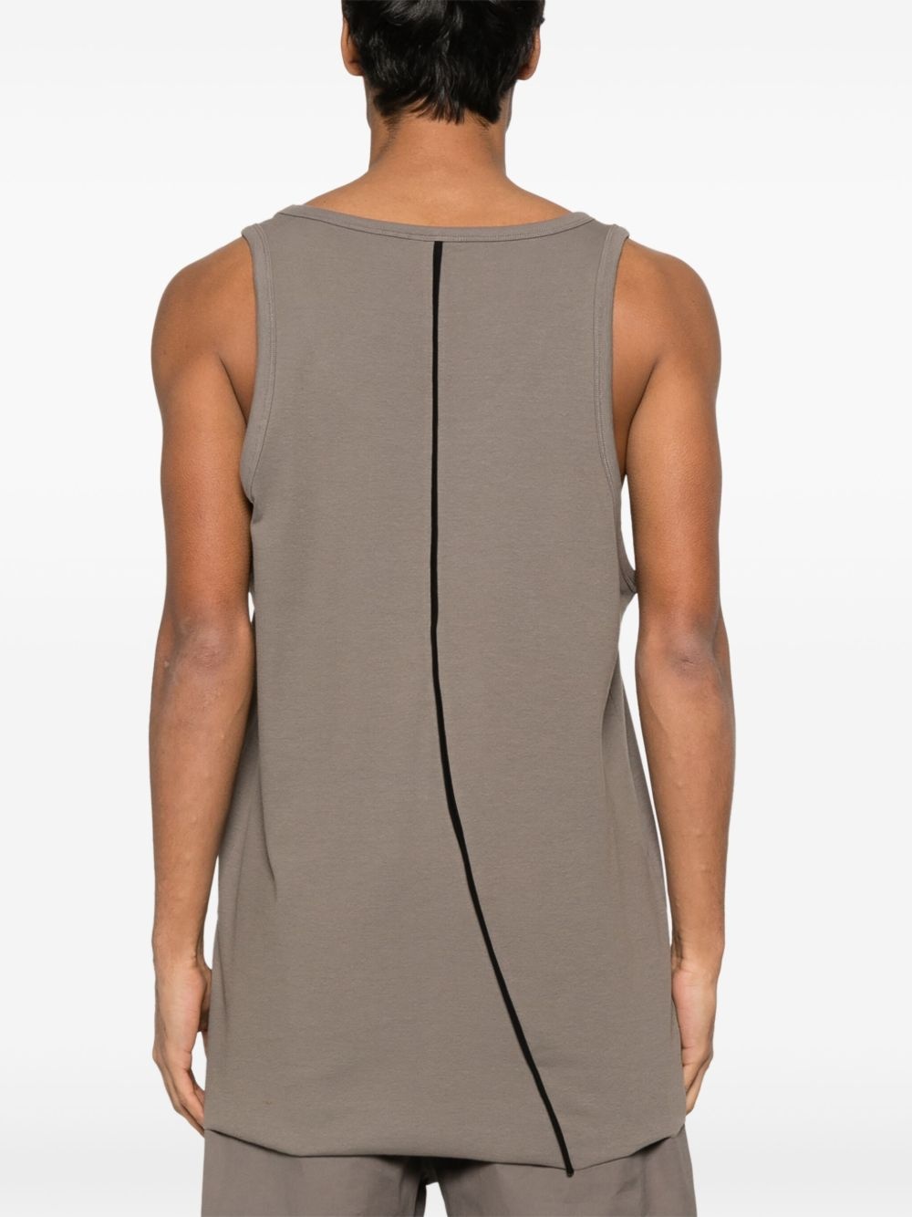piped-trim detailed tank top - 3