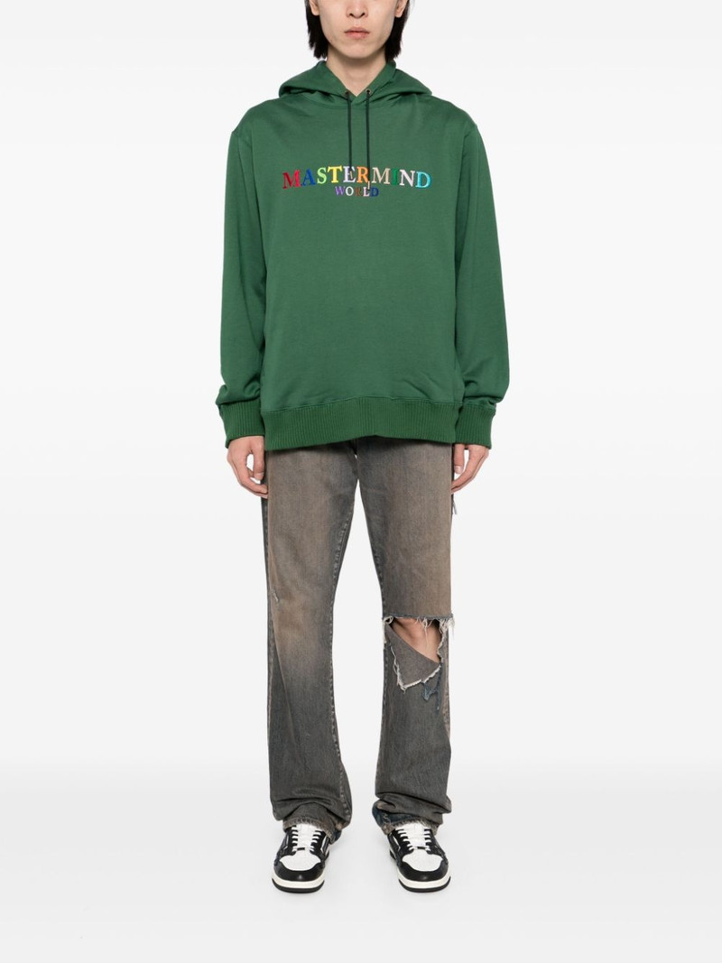 MASTERMIND WORLD logo-embroidered hoodie outlook