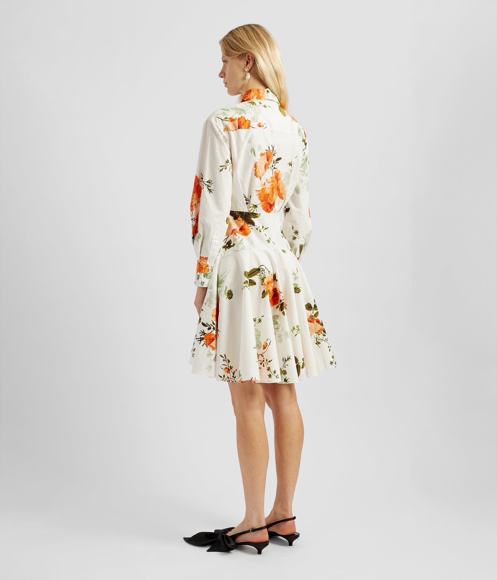 送料込/関税込■ERDEM■フレアフローラルミディドレス Sleeveless Flared Midi Dress | Erdem.com – ERDEM