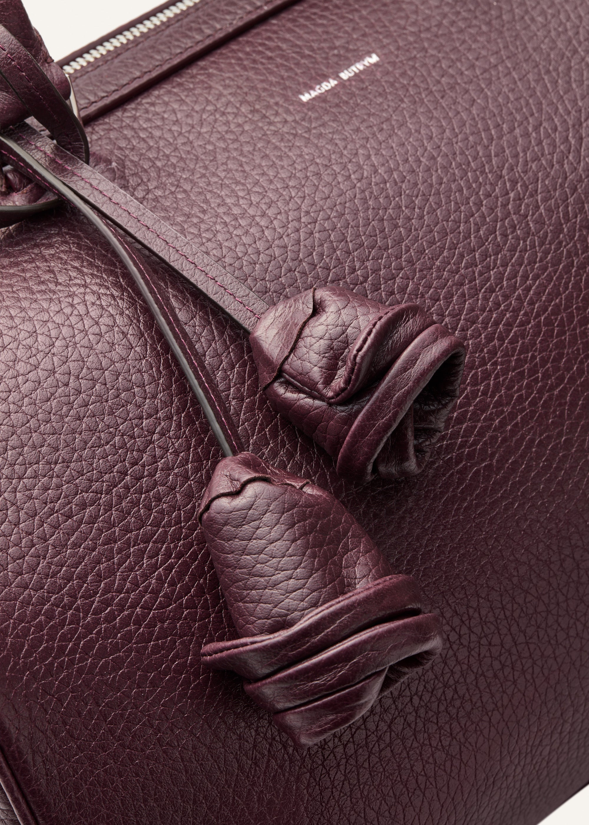 Varsovia bag in burgundy leather - 4