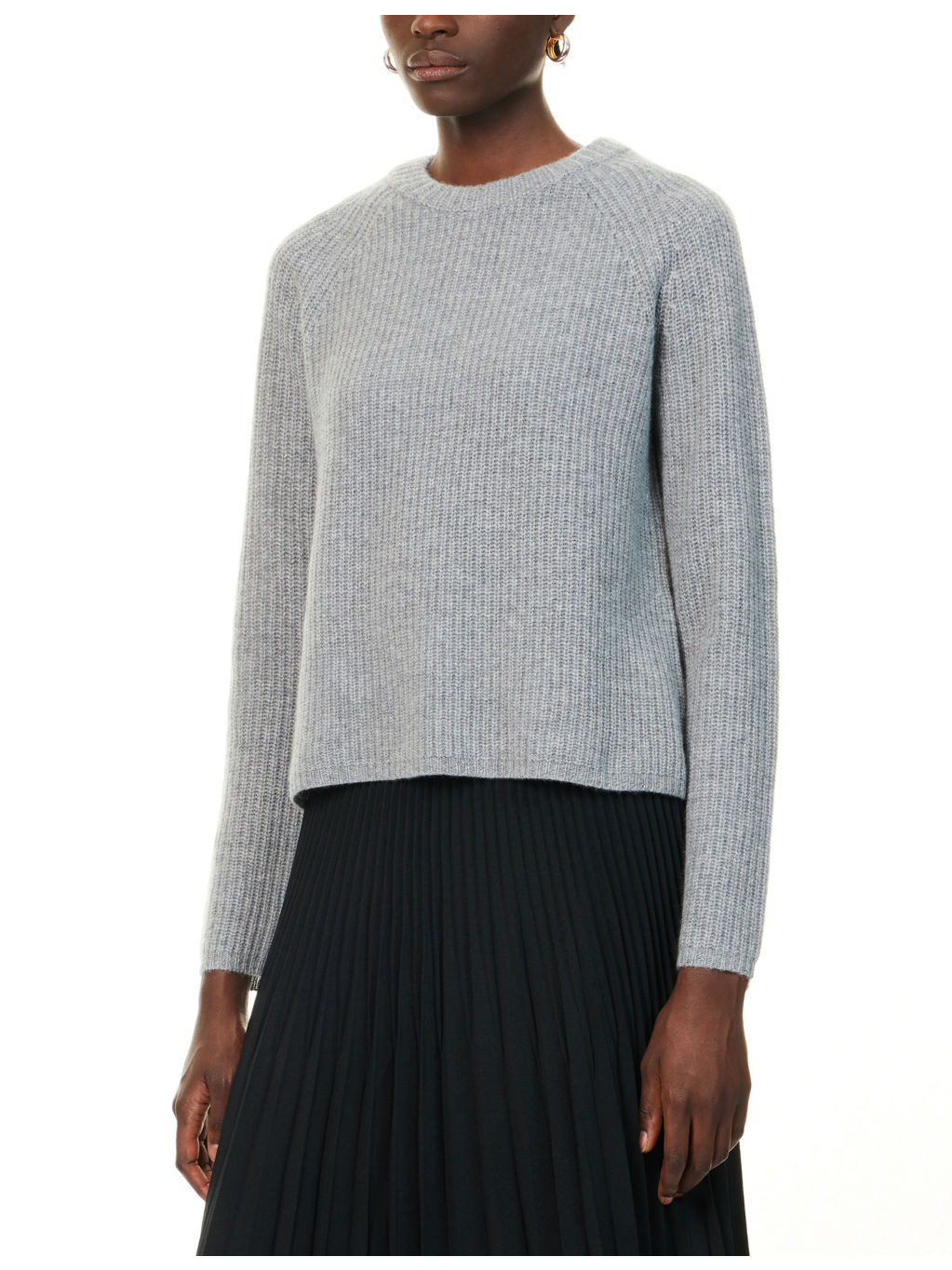 Fisherman Raglan-Sleeves Cashmere Jumper - 3