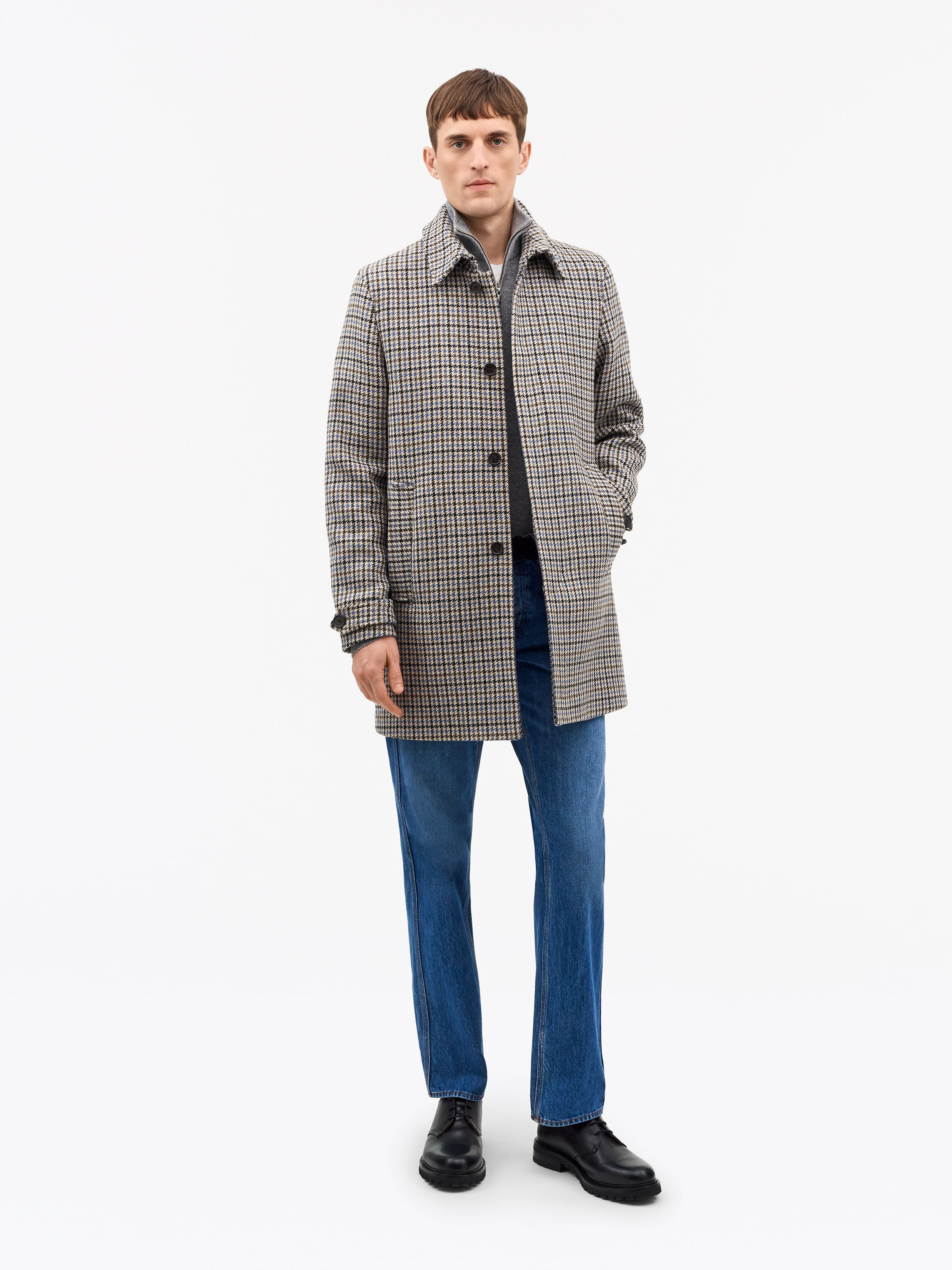 Cane Mid-Thigh Coat - 2