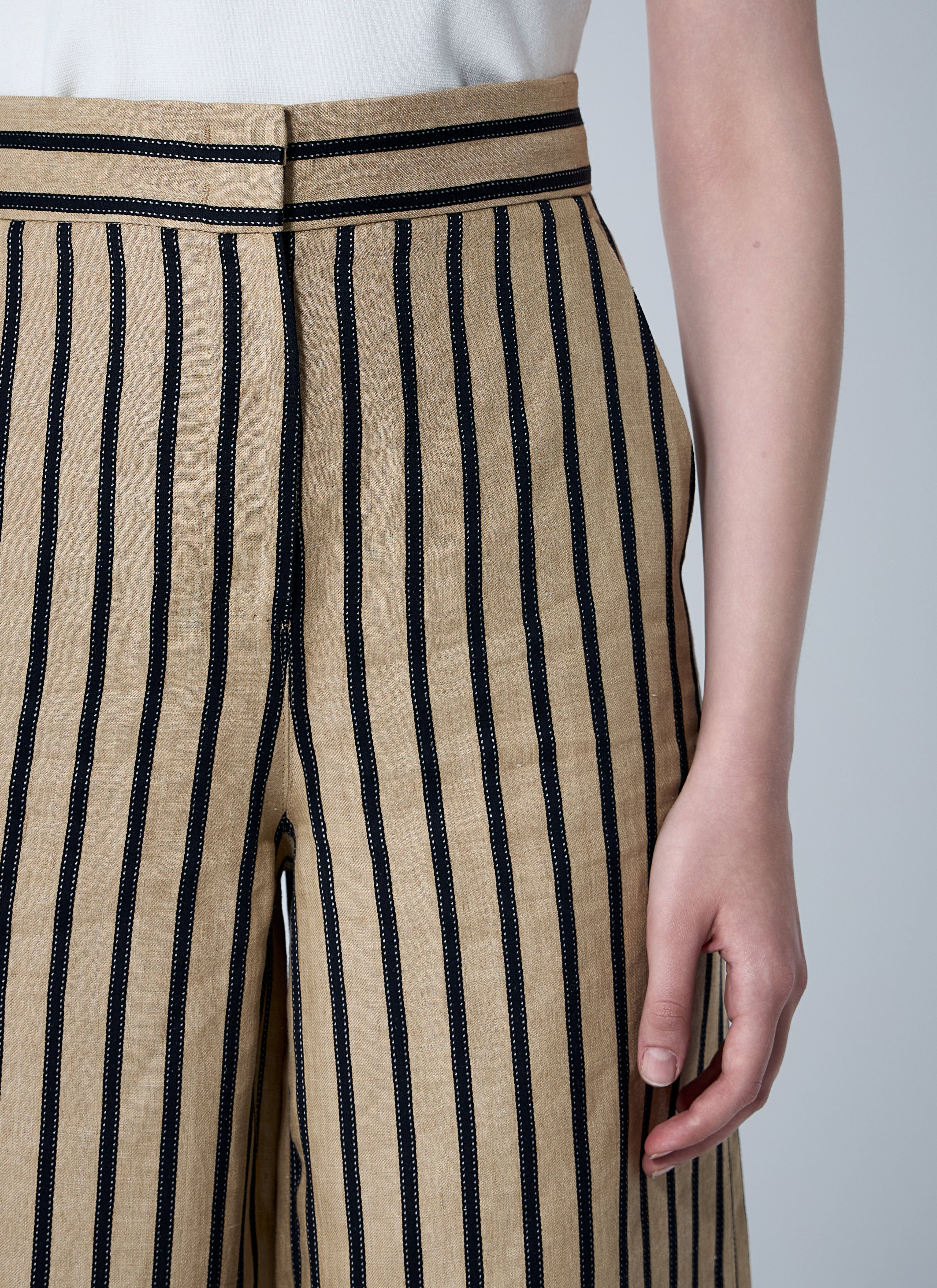 Striped Tailored Pants - 5