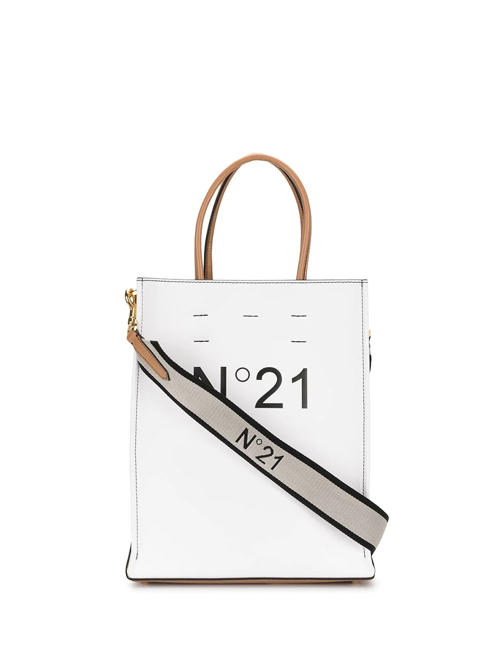 logo print tote - 1