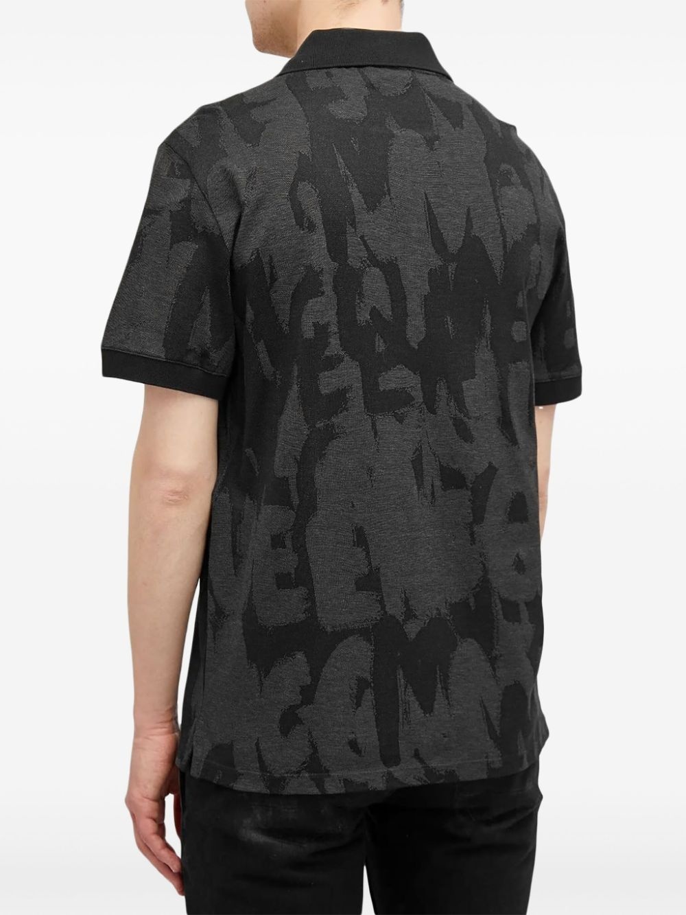 Graffiti polo shirt - 4
