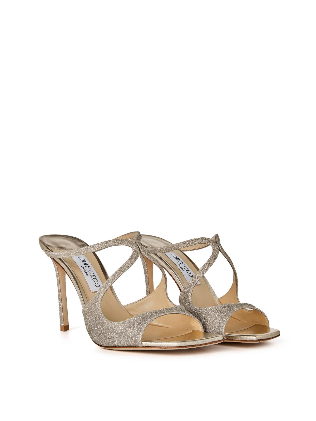 JIMMY CHOO ANISE 95 SANDALS | cruisefashion | REVERSIBLE