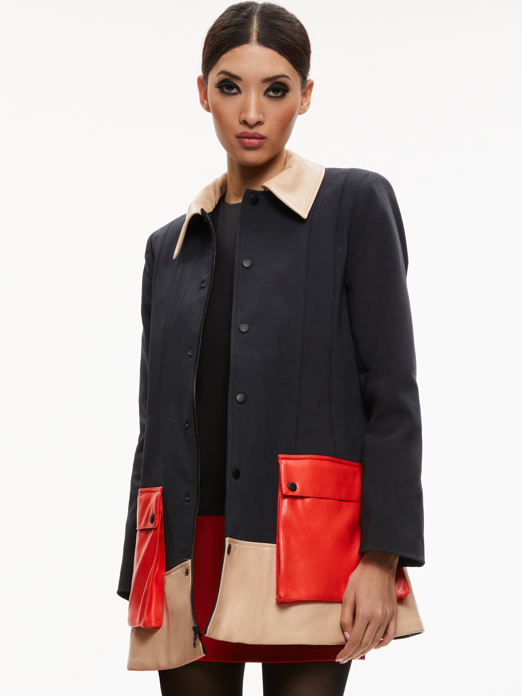 SHONTA COLORBLOCK POCKET JACKET - 2