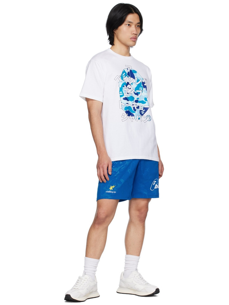 A BATHING APE® White ABC Camo T-Shirt outlook