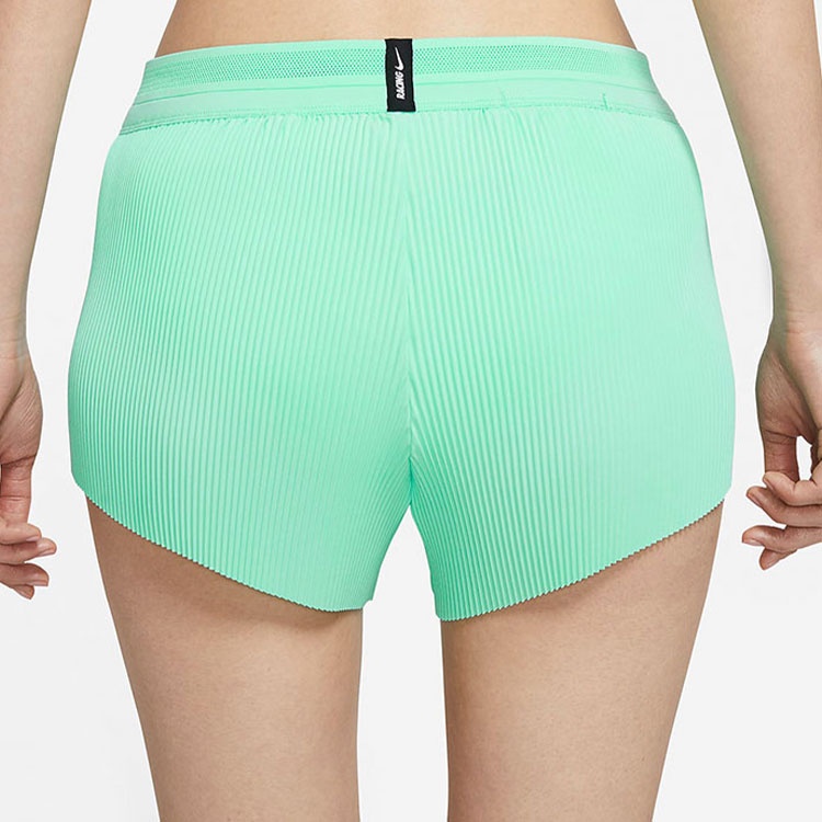 (WMNS) Nike Aero Swift Side Forked Gym Running Sports Shorts Mint Green CZ9399-342 - 2