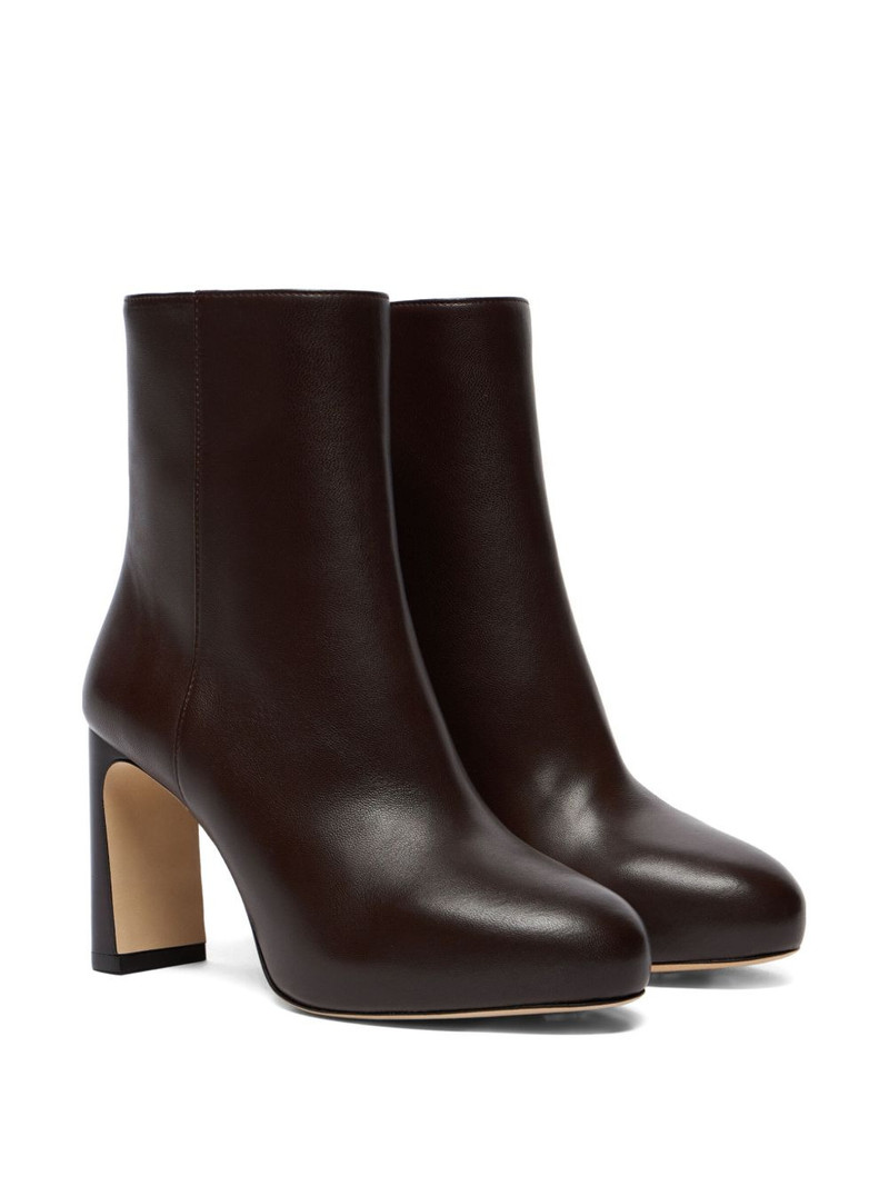 Stuart Weitzman 100mmBabette platform zip boots outlook
