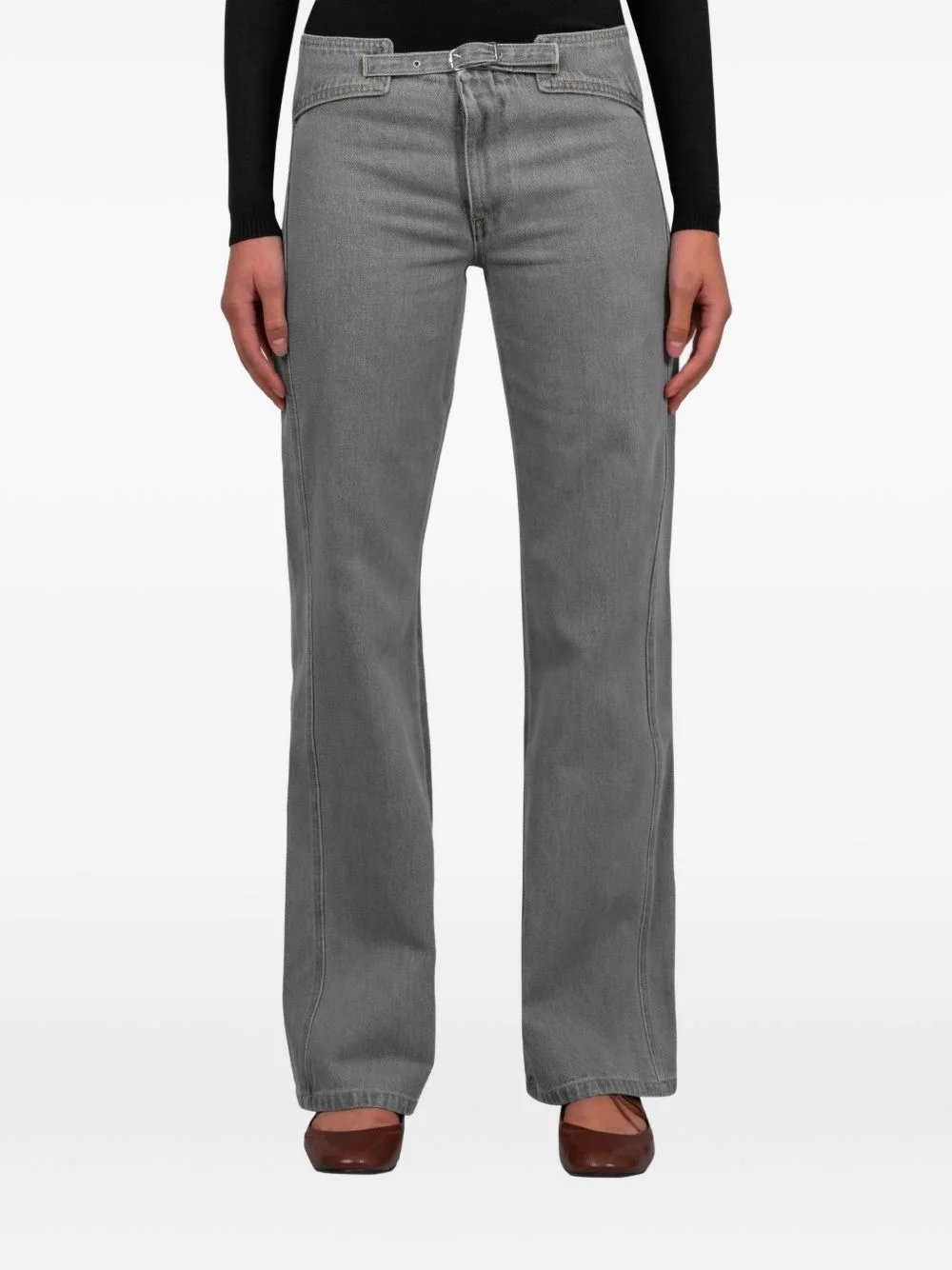 Nicole belted jeans - 1