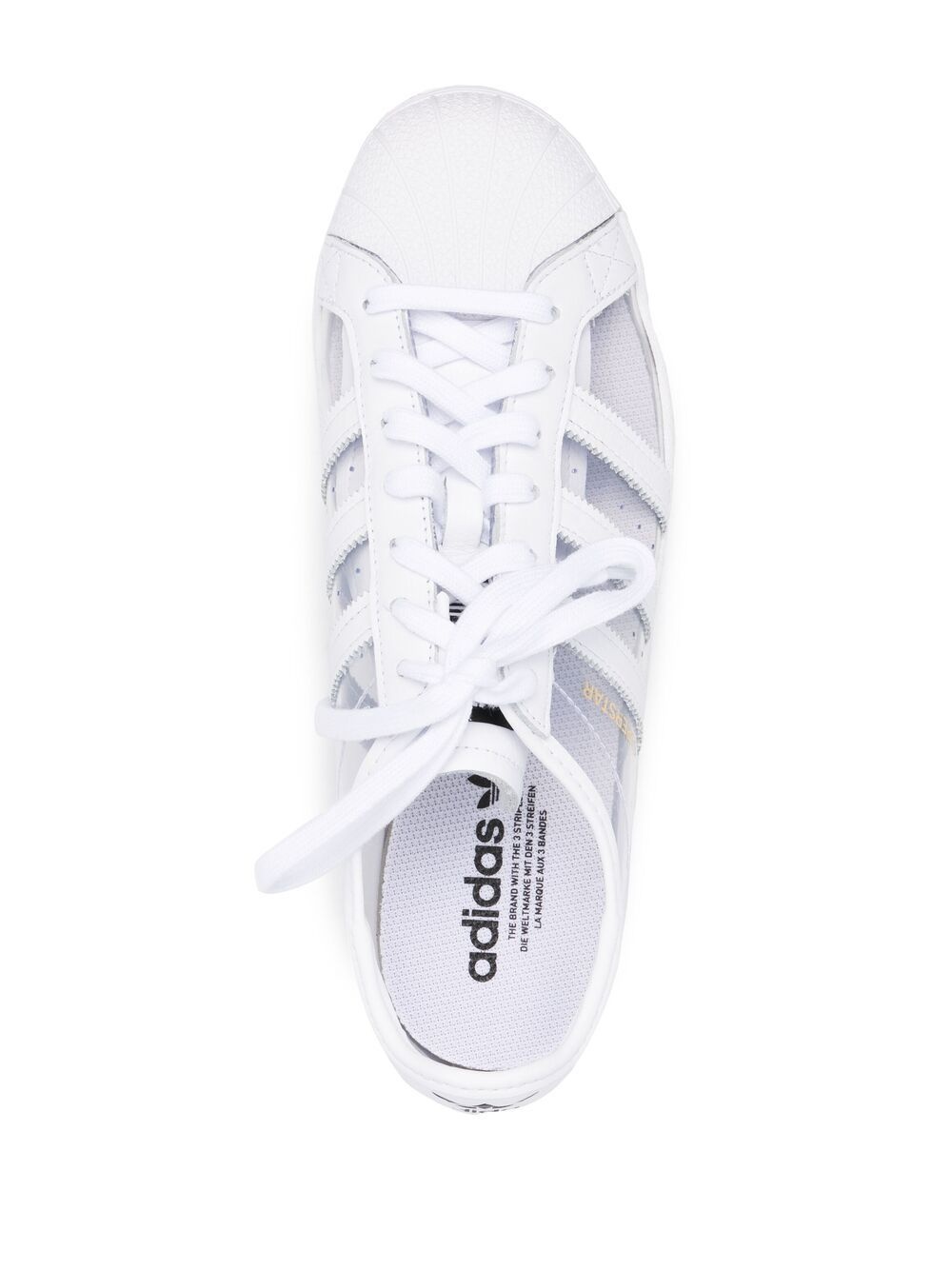 Superstar transparent trainers - 4