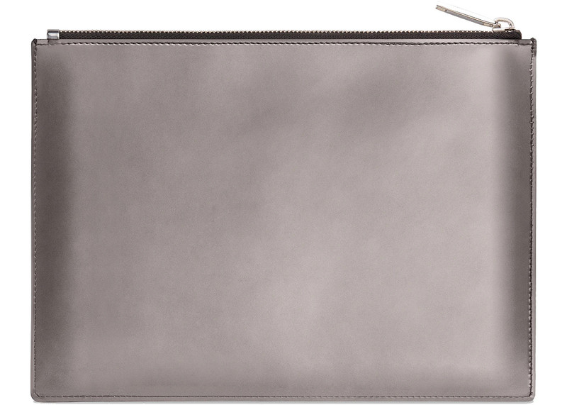 Dior Dior x Kaws Pouch Calfskin Bee Print Silver outlook