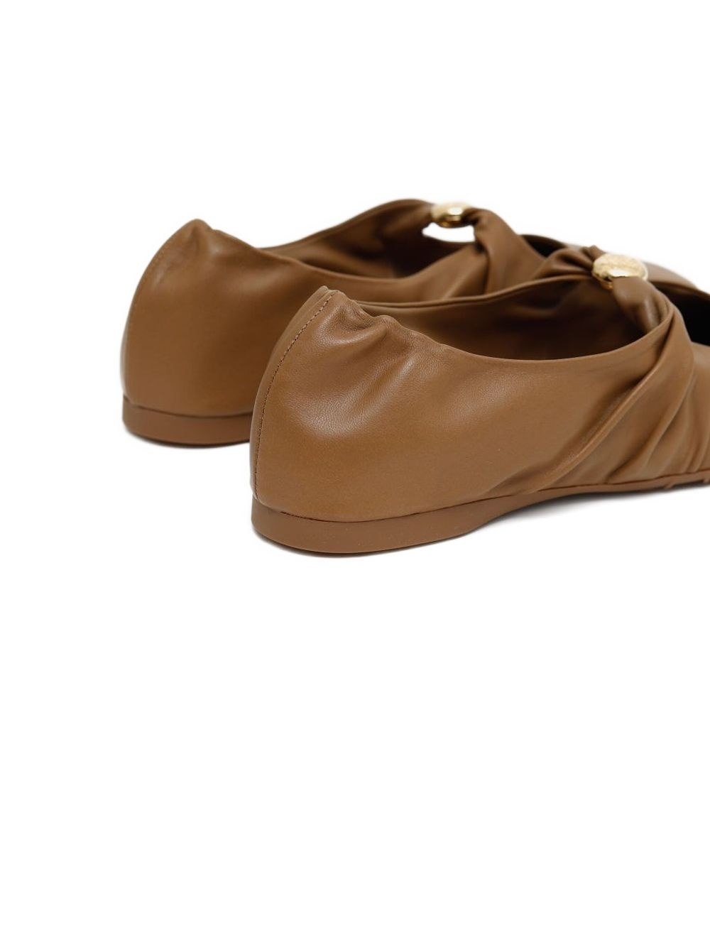 knotted leather flats - 3