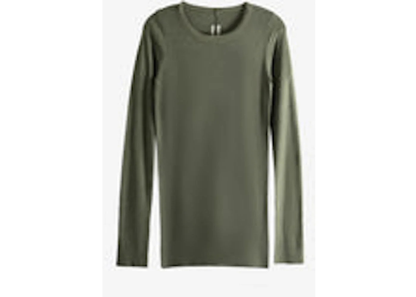 Rick Owens Rib LS T-shirt Bosco - 1