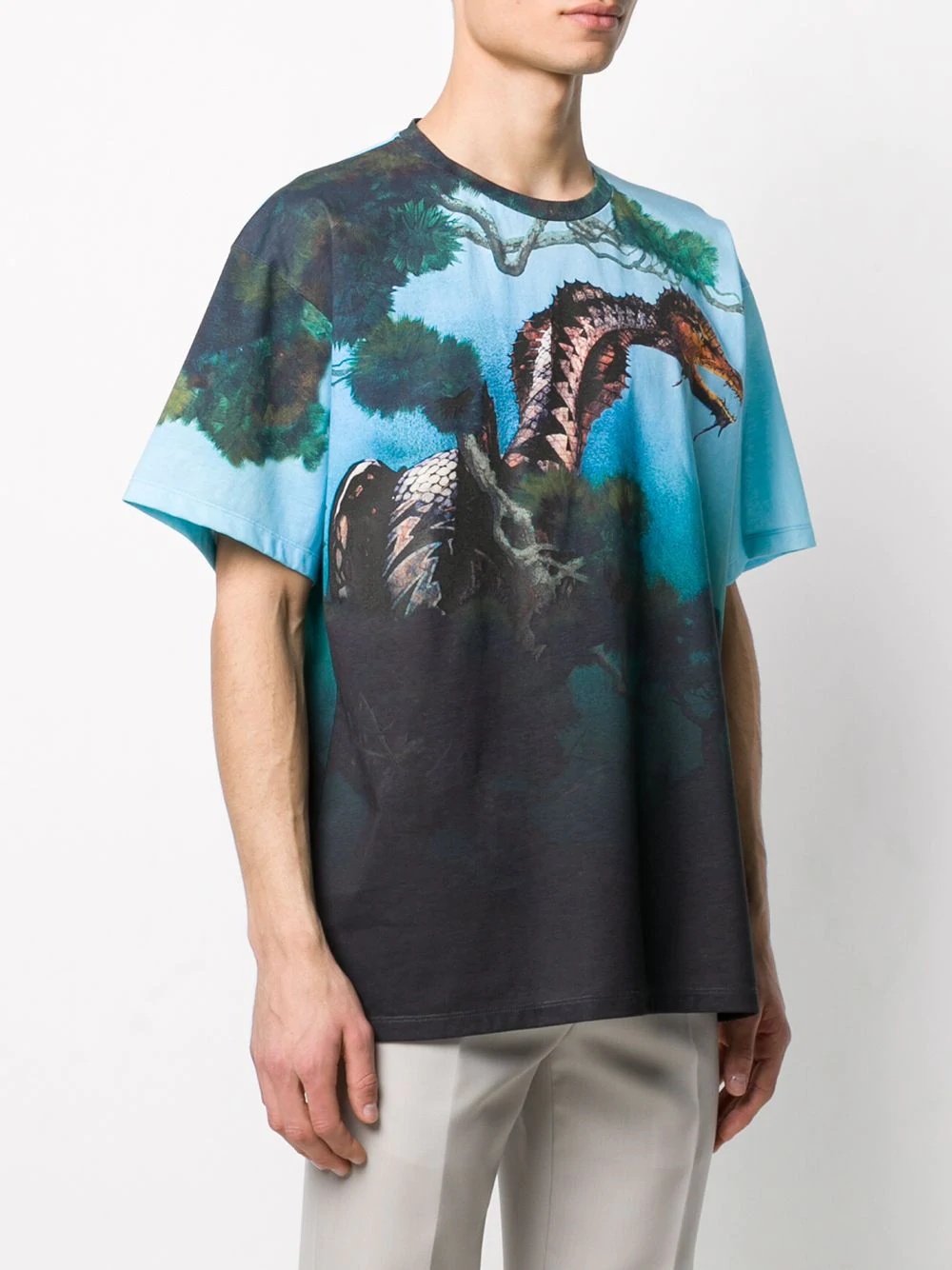 All-Over Dragons Print T-shirt - 3