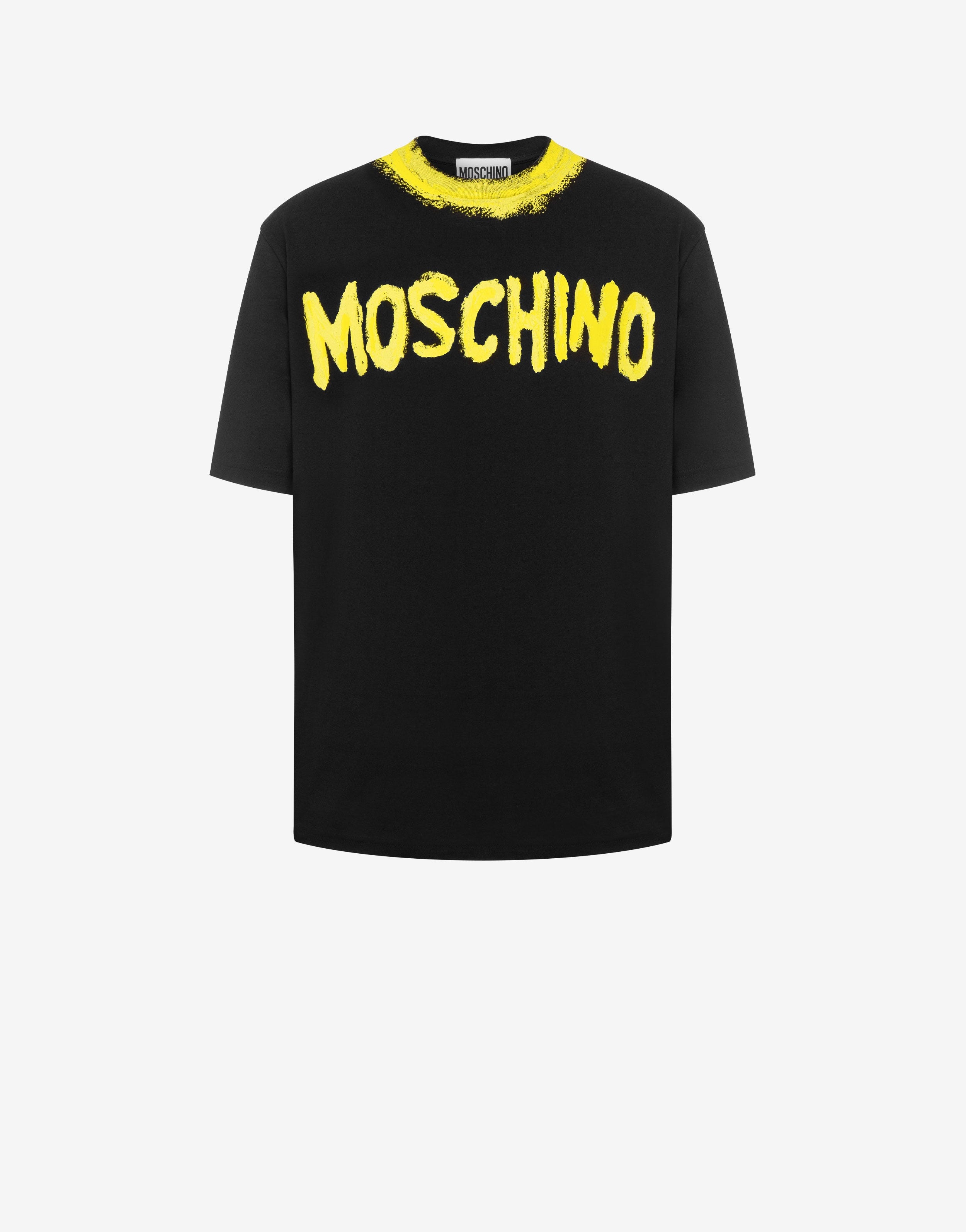 MOSCHINO PAINT ORGANIC JERSEY T-SHIRT - 1