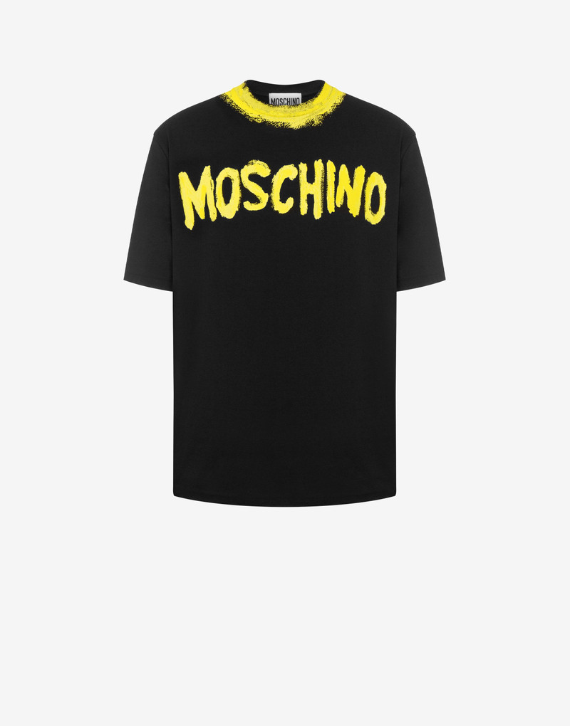MOSCHINO PAINT ORGANIC JERSEY T-SHIRT 1