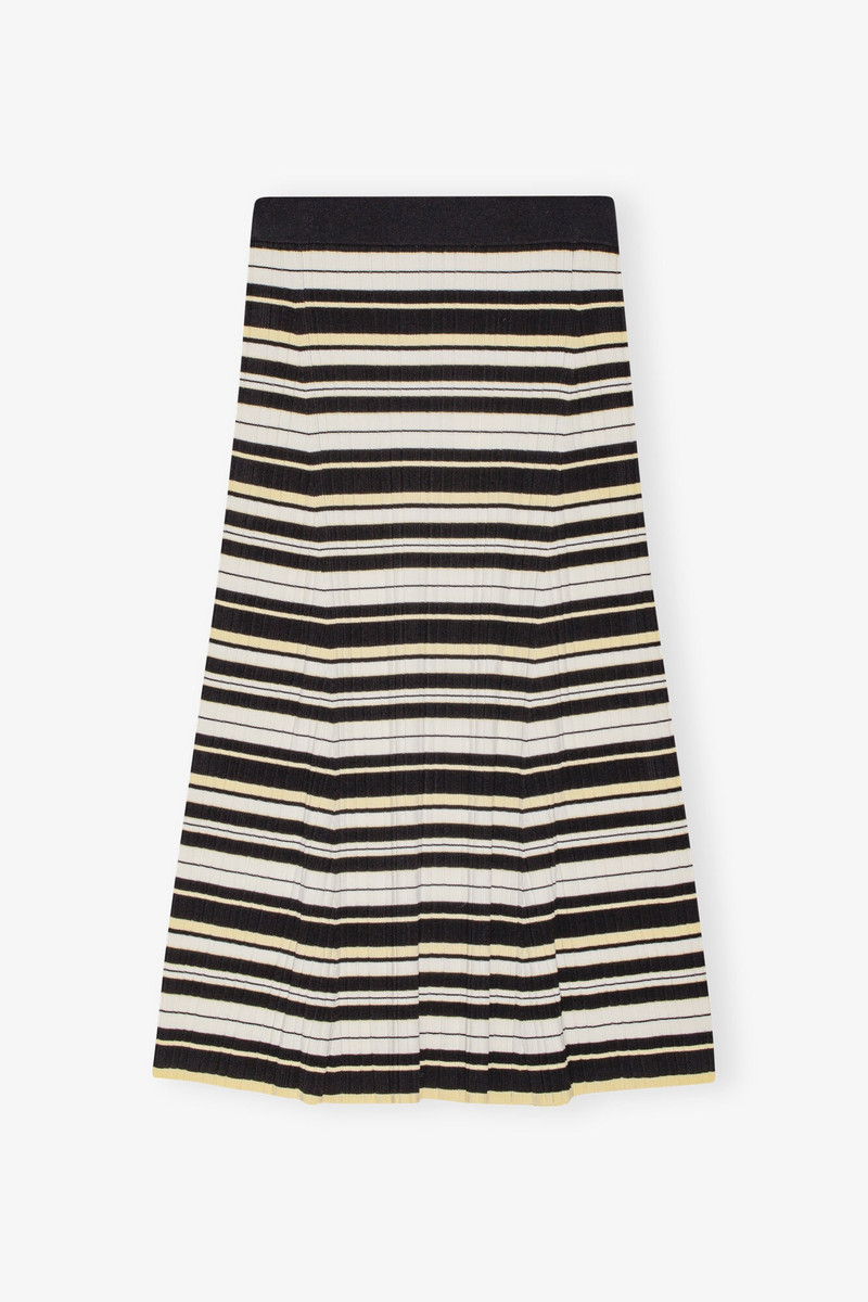 FUTURE STRIPED RIB LONG SKIRT 6