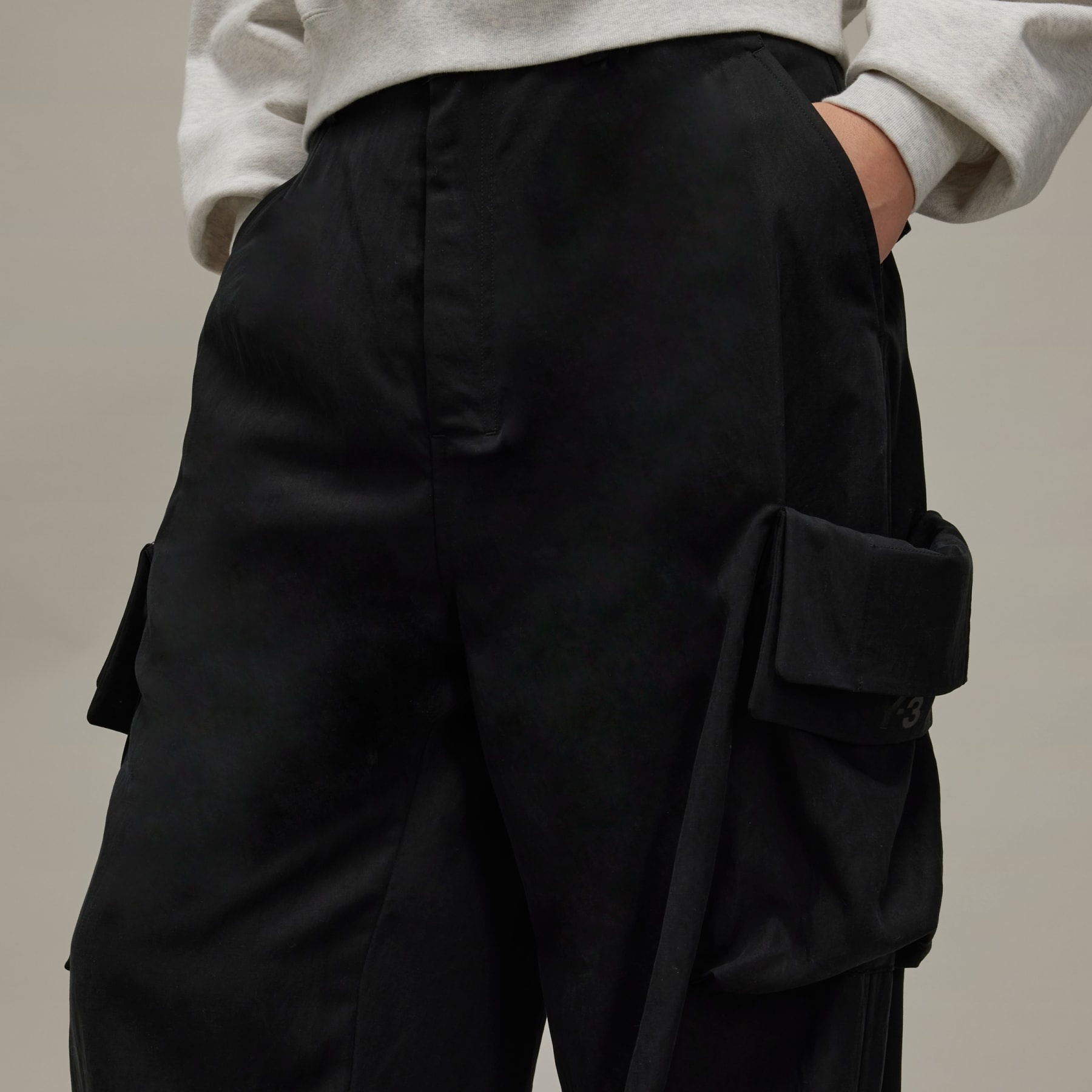Y-3 Washed Twill Cargo Pants - 6