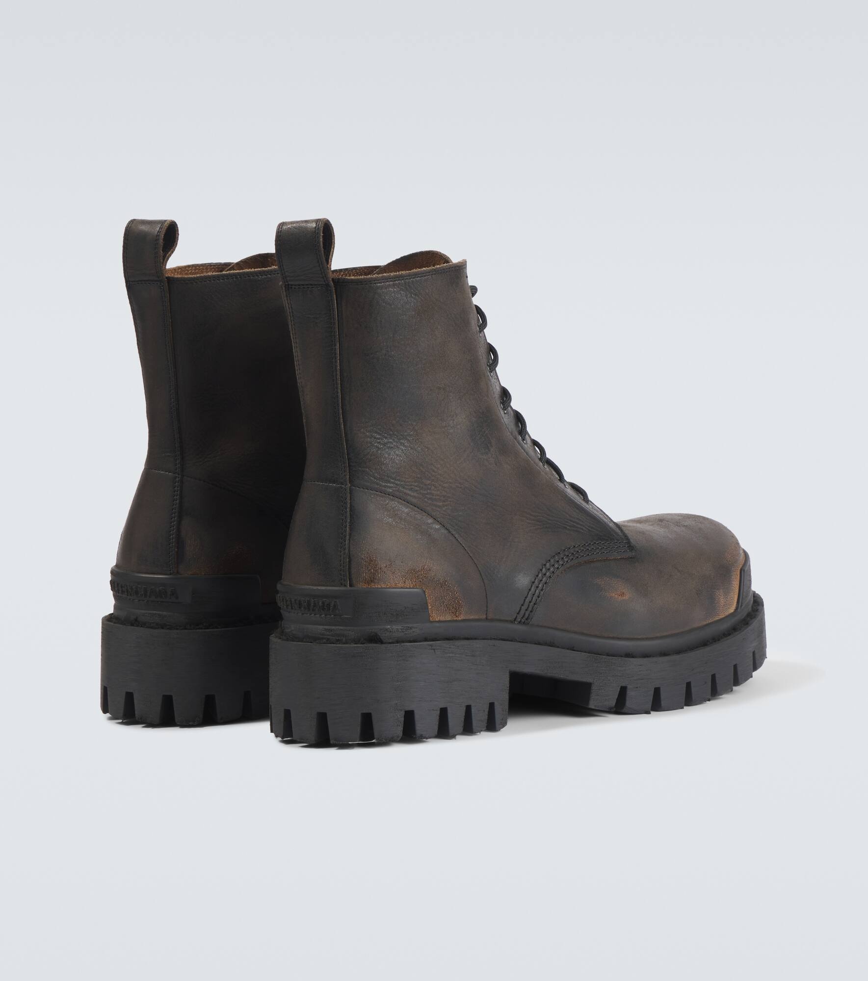 Strike leather boots - 6