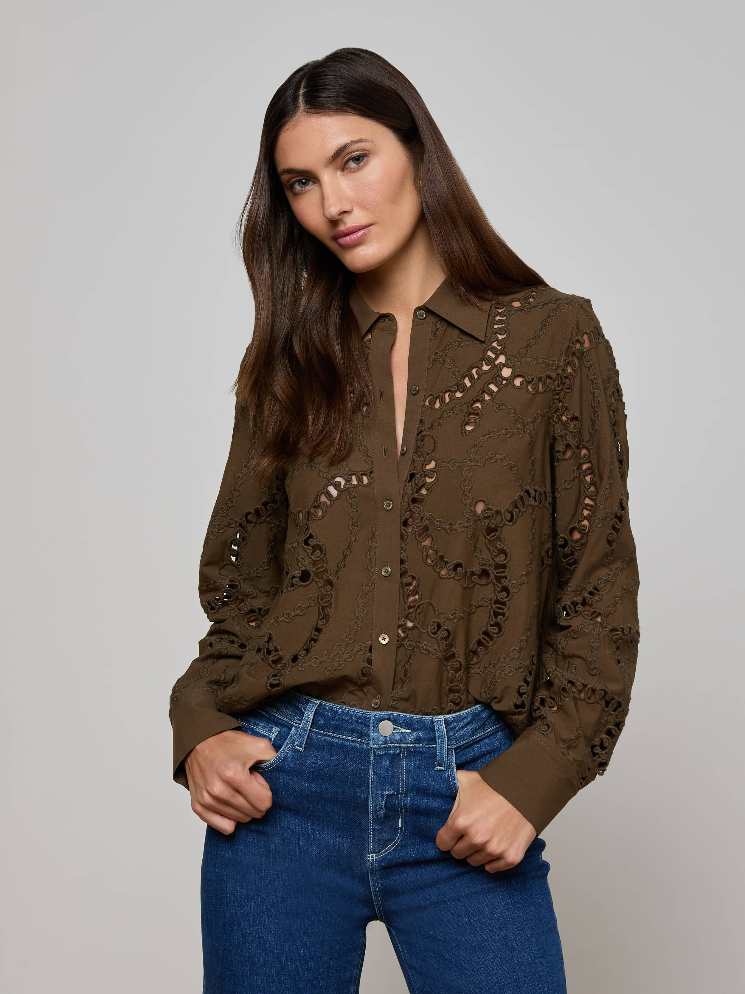 Ellery Eyelet Shirt - 2