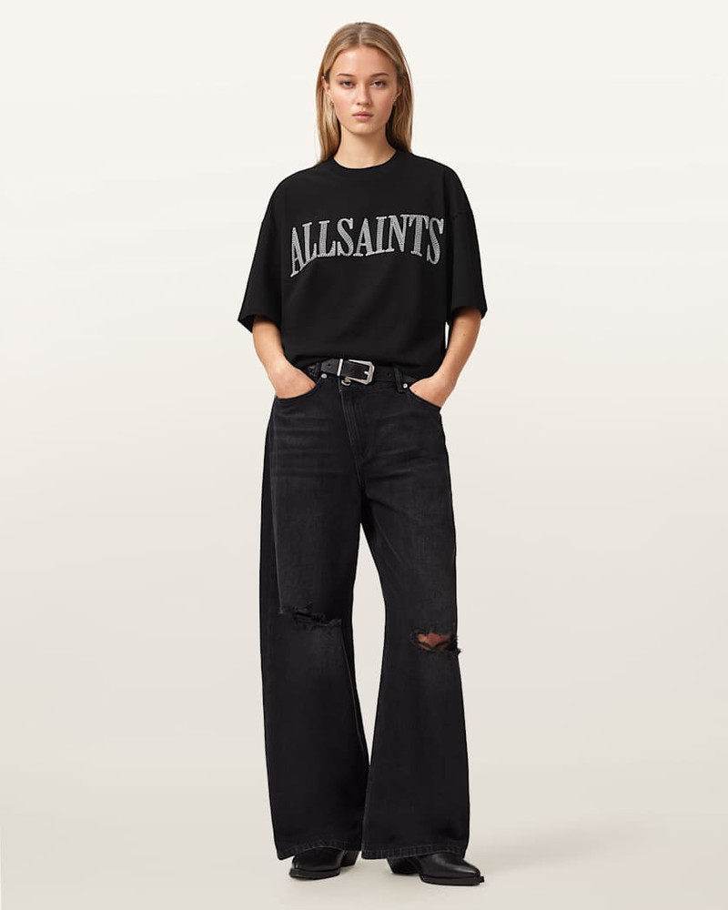 DASH ETTA OVERSIZED EMBROIDERED T-SHIRT 3
