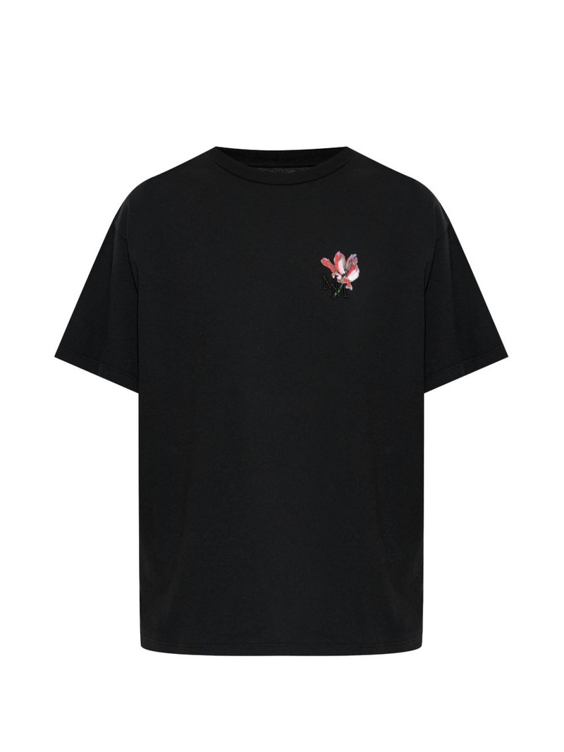 floral-print T-shirt 1
