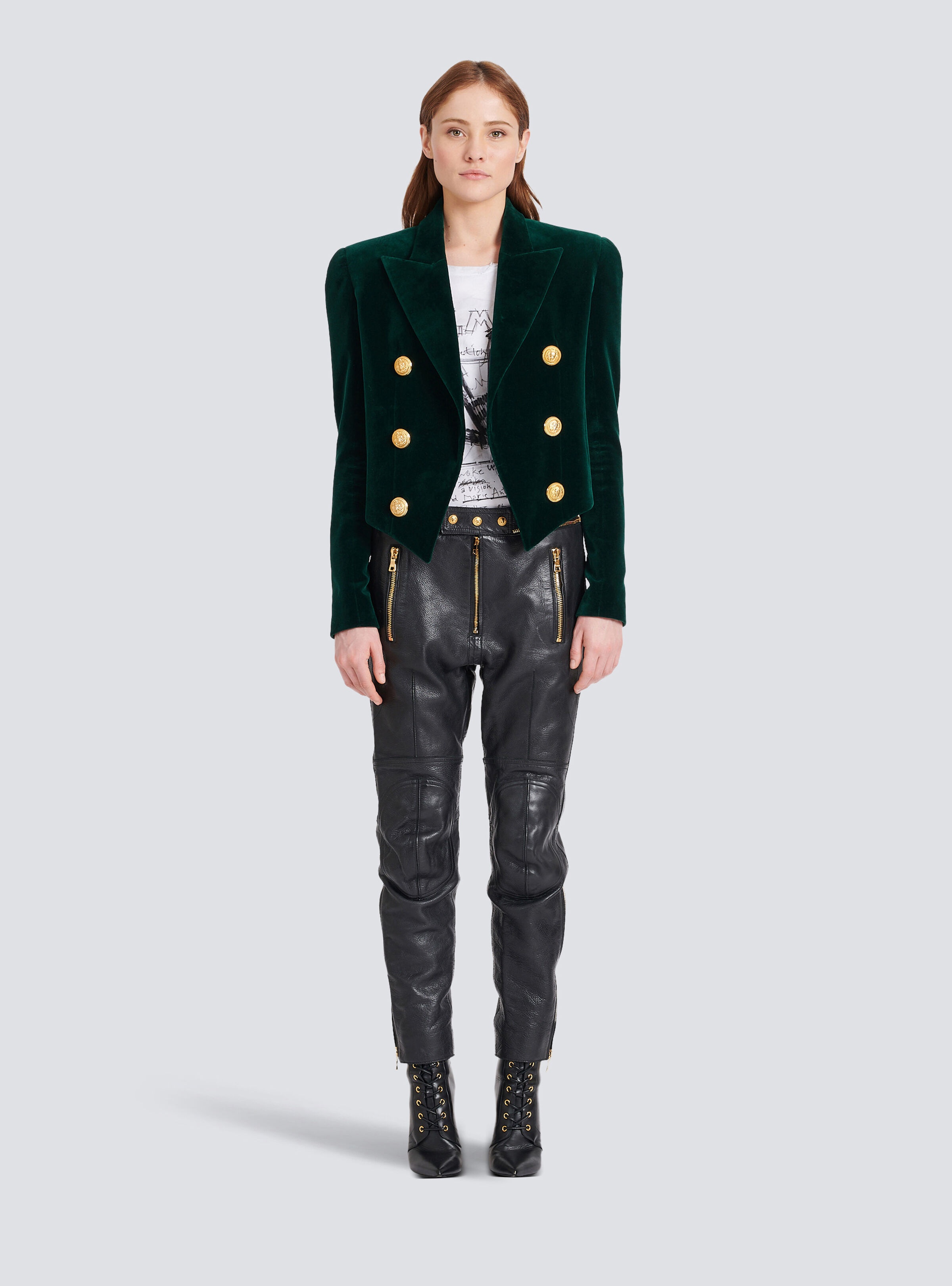 Velvet spencer jacket - 3