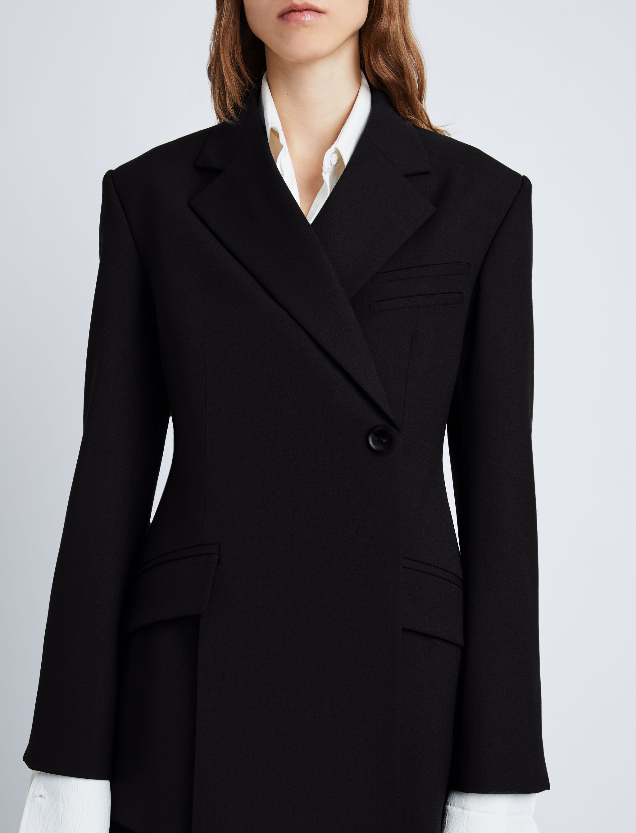 Wool Stretch Suiting Jacket - 8