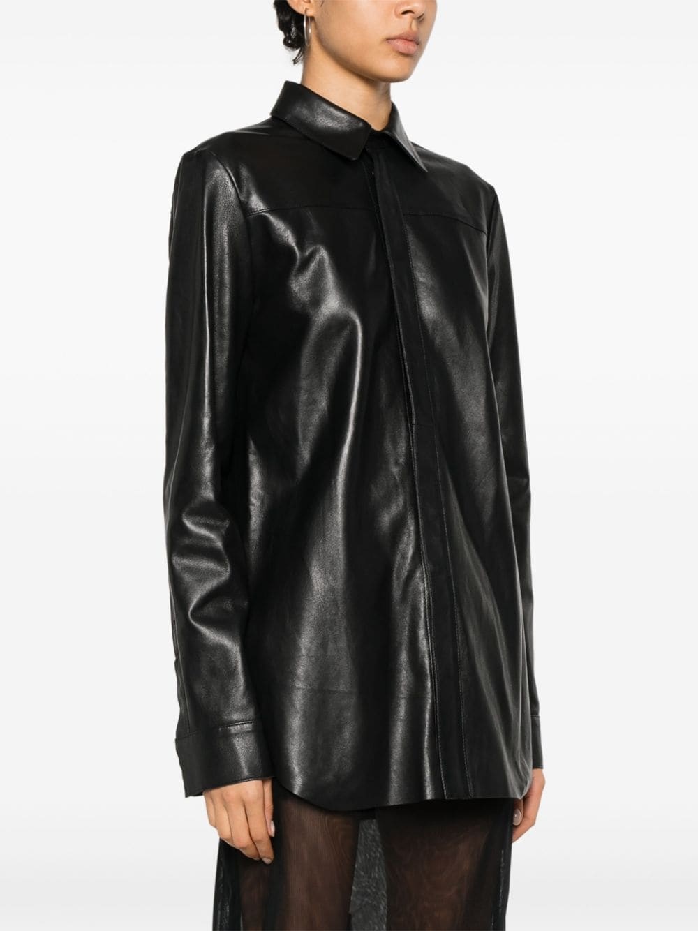 leather shirt - 3