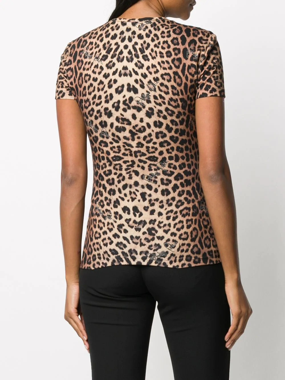 leopard print T-shirt - 4