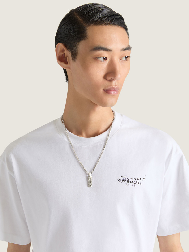 Givenchy GIVENCHY TAPE NECKLACE IN METAL AND ENAMEL outlook