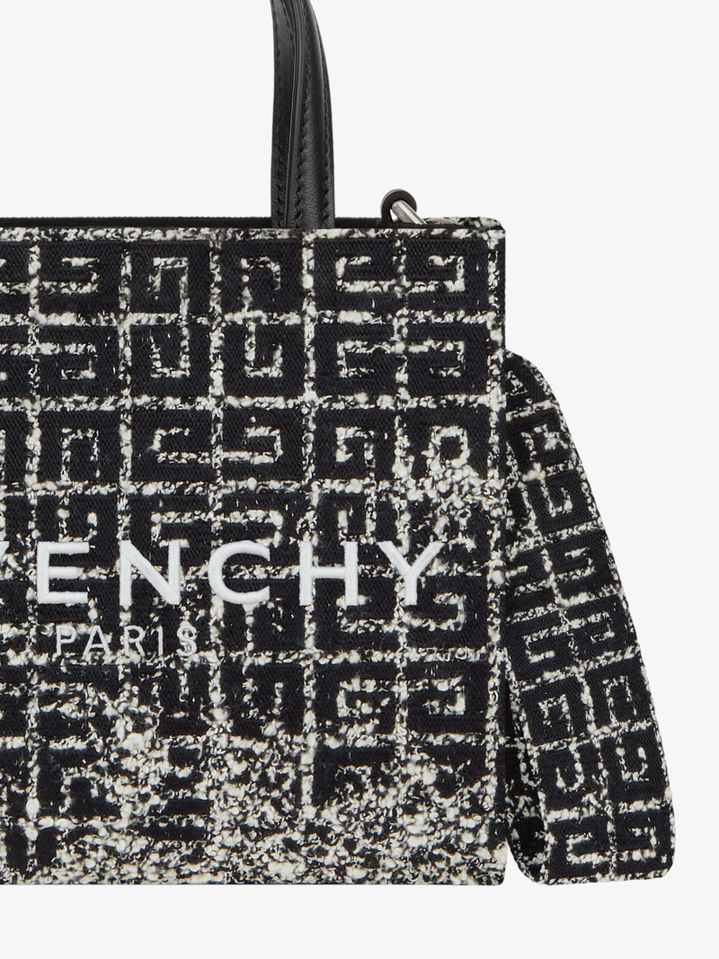 MINI G-TOTE SHOPPING BAG IN 4G TWEED 6