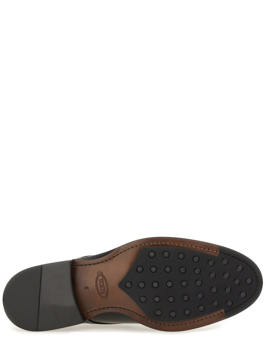 Tod's Men Leather Lace-Up Derby Shoe - 5